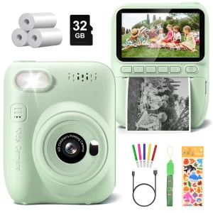 Instant Print Digital Camera video Recorder For 6-12 Years
