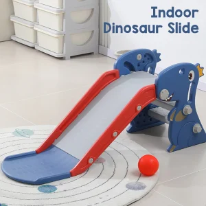 Indoor Slide with Basketball Hoop for 0 To 3 Yr/ Backyard