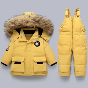 Winter Warm Down Jackets Parka Jumpsuit Infant