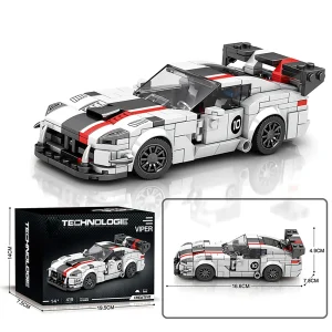 Race Car Toy Building Blocks Speed Vehicle for Kids,